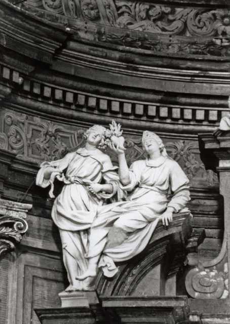 Tumidei, Stefano — Perugia, S. Filippo Neri. Fastigio altare maggiore — particolare